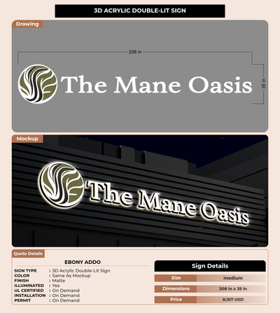 CUSTOM MOCKUP SIGN FOR Ebony Addo