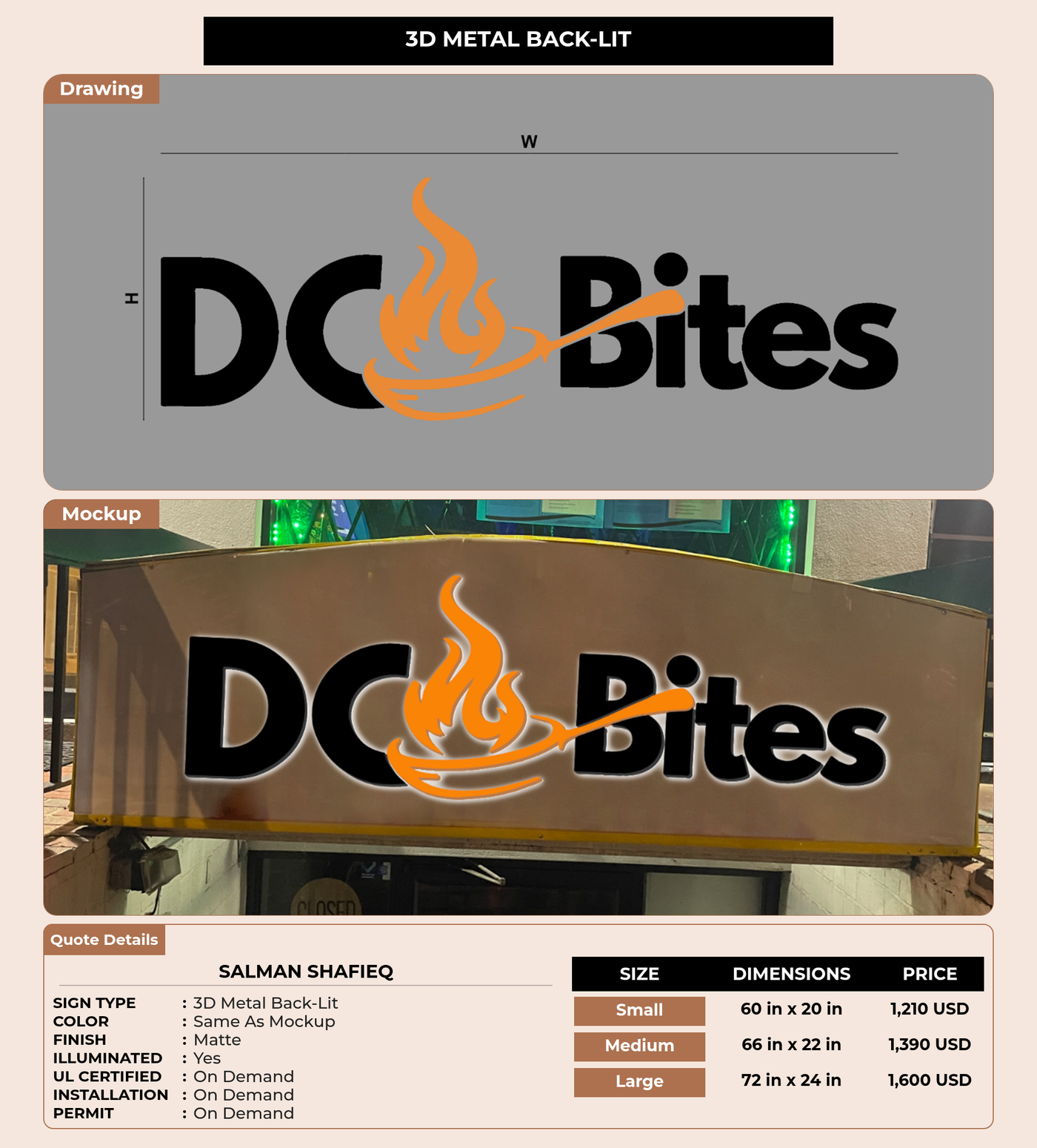 CUSTOM MOCKUP SIGN FOR Salman Shafieq