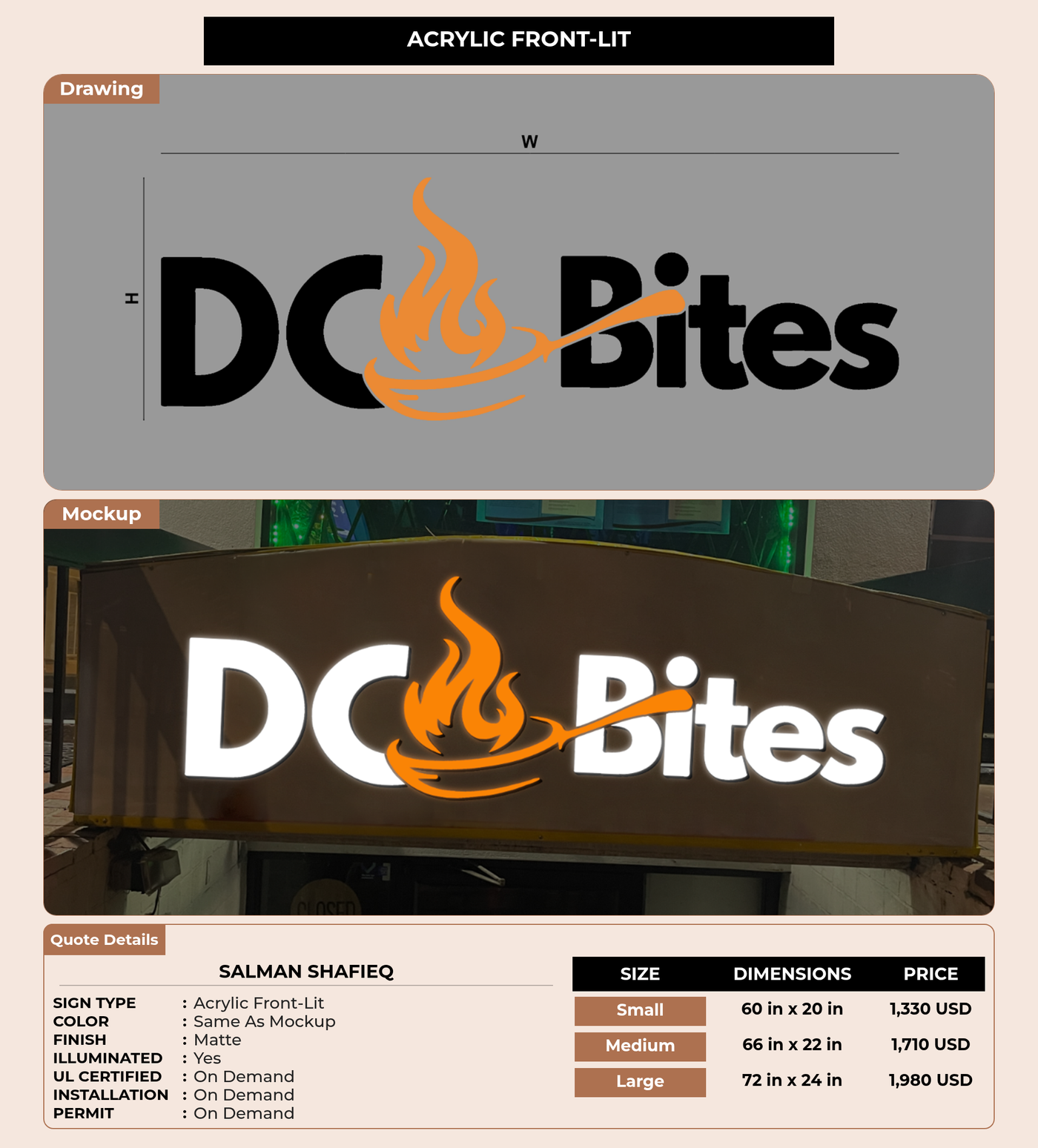 CUSTOM MOCKUP SIGN FOR Salman Shafieq
