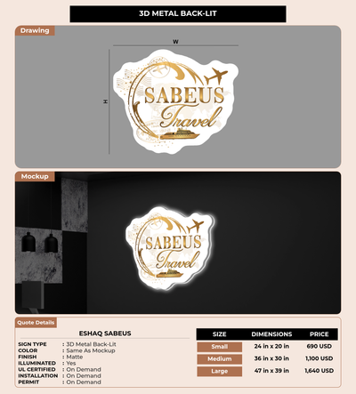 CUSTOM MOCKUP SIGN FOR Eshaq Sabeus