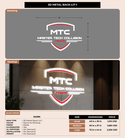 CUSTOM MOCKUP SIGN FOR Mark
