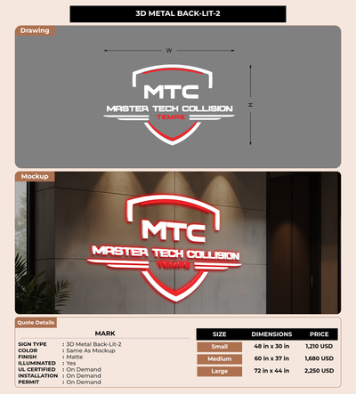 CUSTOM MOCKUP SIGN FOR Mark