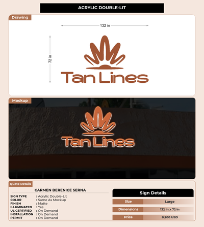 CUSTOM MOCKUP SIGN FOR Carmen Berenice Serna