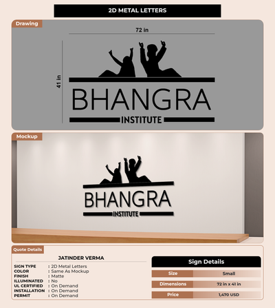 CUSTOM MOCKUP SIGN FOR Jatinder Verma