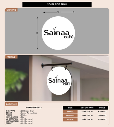 CUSTOM MOCKUP SIGN FOR Mahamud ali