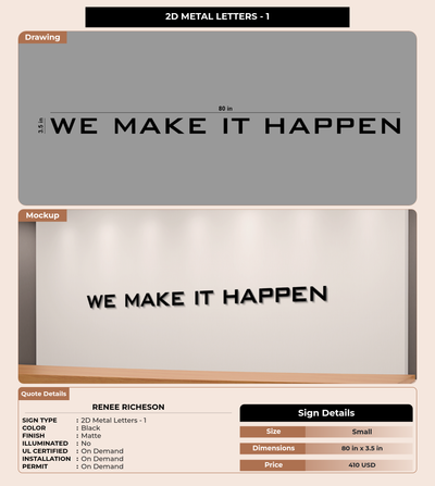 CUSTOM MOCKUP SIGN FOR renee richeson