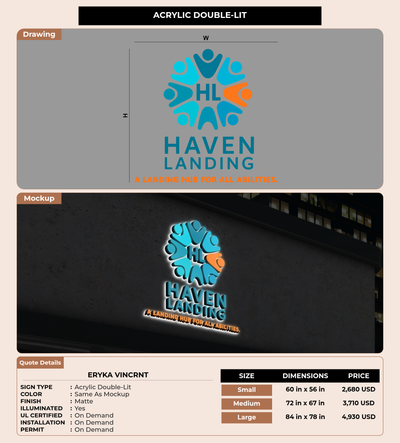 CUSTOM MOCKUP SIGN FOR Eryka Vincrnt