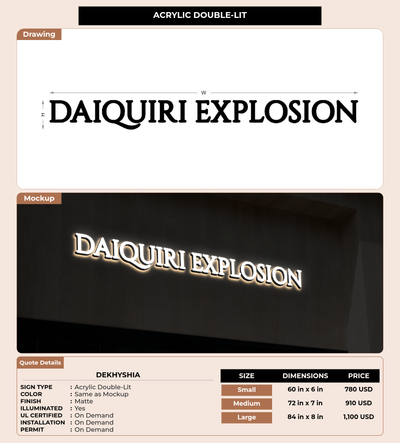 CUSTOM MOCKUP SIGN FOR DeKhyshia