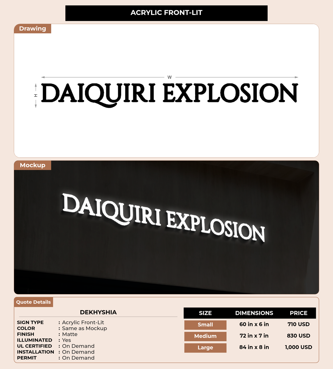 CUSTOM MOCKUP SIGN FOR DeKhyshia