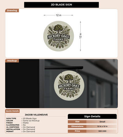 CUSTOM MOCKUP SIGN FOR Jacob Villeneuve