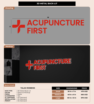 CUSTOM MOCKUP SIGN FOR Talah Robbins