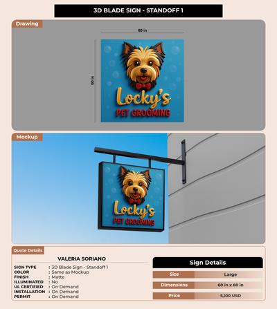 CUSTOM MOCKUP SIGN FOR Valeria soriano