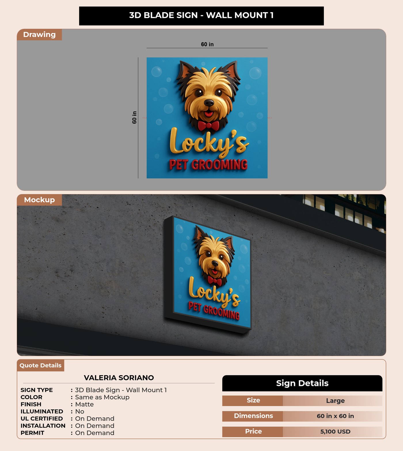 CUSTOM MOCKUP SIGN FOR Valeria soriano