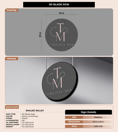 CUSTOM MOCKUP SIGN FOR Emalee Willey