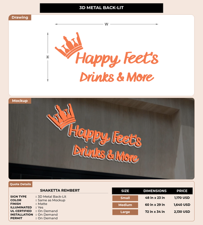 CUSTOM MOCKUP SIGN FOR Shaketta Rembert
