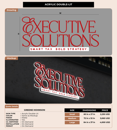 CUSTOM MOCKUP SIGN FOR Greene hohnson