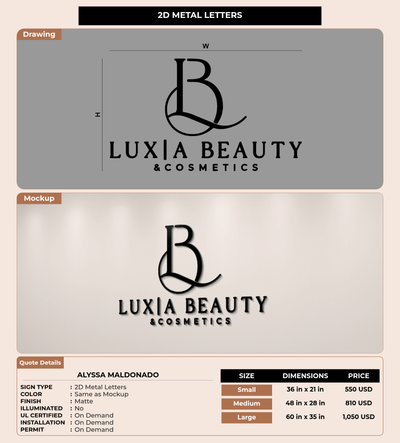 CUSTOM MOCKUP SIGN FOR Alyssa Maldonado