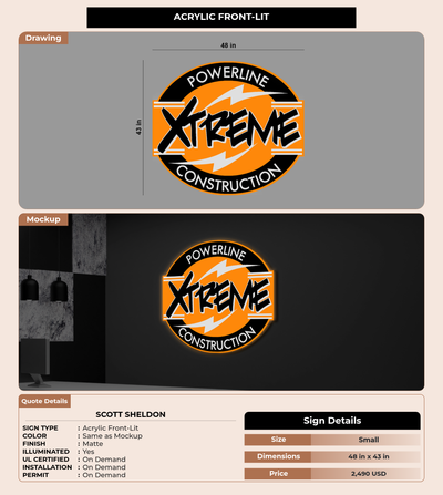 CUSTOM MOCKUP SIGN FOR Scott Sheldon