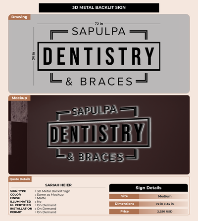CUSTOM MOCKUP SIGN FOR Sariah Heier