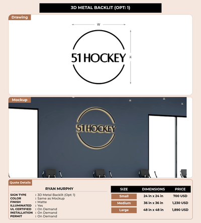 CUSTOM MOCKUP SIGN FOR Ryan Murphy