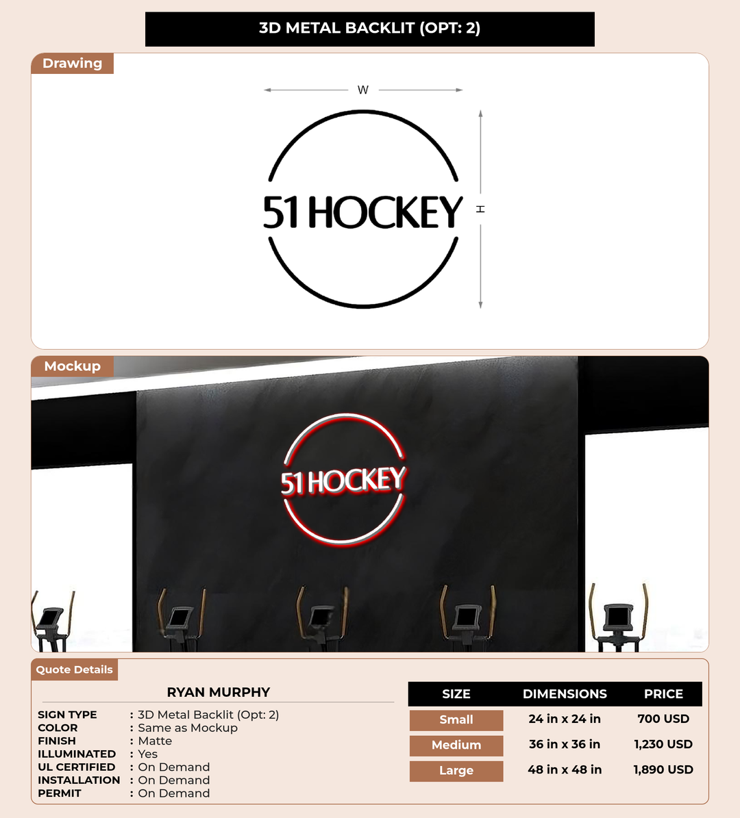 CUSTOM MOCKUP SIGN FOR Ryan Murphy