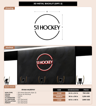 CUSTOM MOCKUP SIGN FOR Ryan Murphy