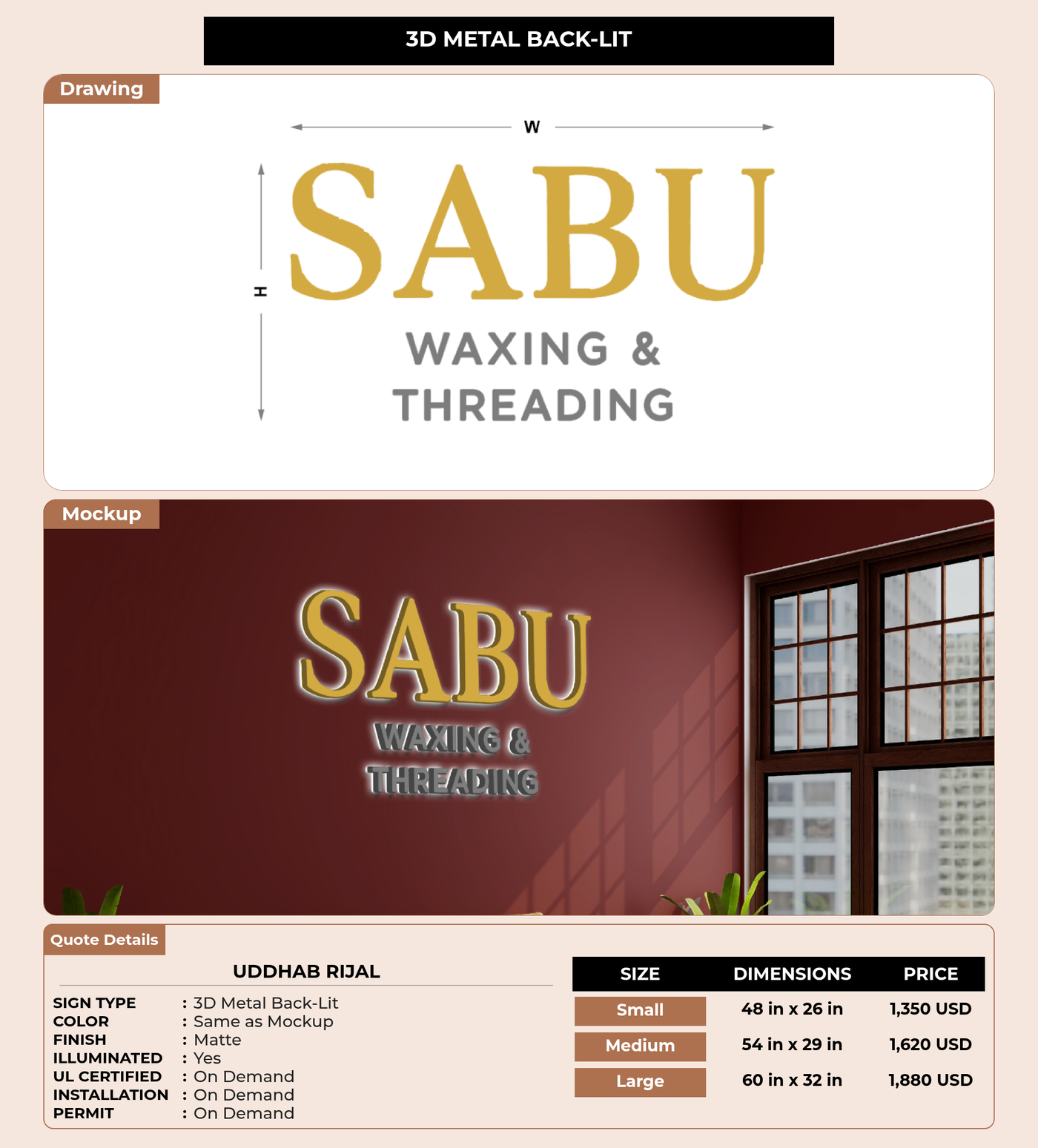 CUSTOM MOCKUP SIGN FOR Uddhab Rijal