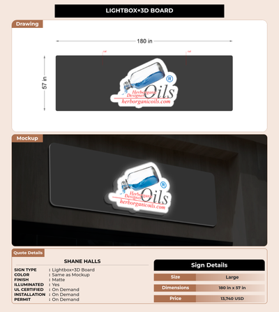 CUSTOM MOCKUP SIGN FOR Shane Halls