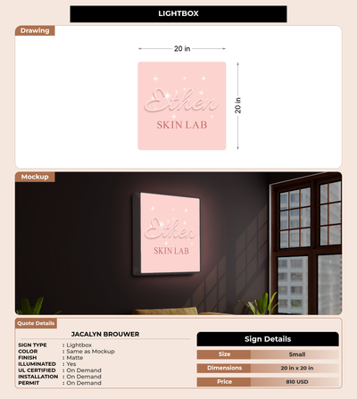 CUSTOM MOCKUP SIGN FOR Jacalyn Brouwer