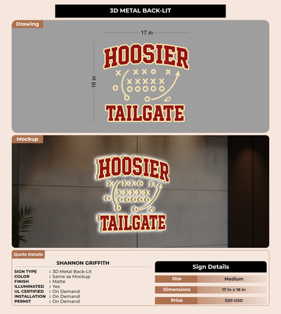 CUSTOM MOCKUP SIGN FOR Shannon Griffith