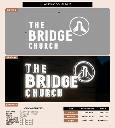 CUSTOM MOCKUP SIGN FOR Olivia Remedies