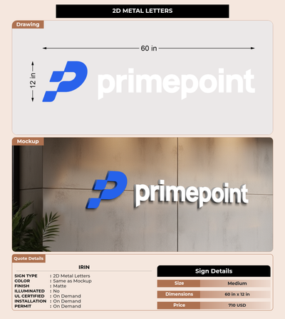 CUSTOM MOCKUP SIGN FOR Irin