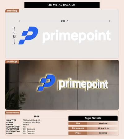 CUSTOM MOCKUP SIGN FOR Irin