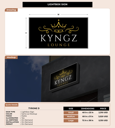 CUSTOM MOCKUP SIGN FOR Tyrone D
