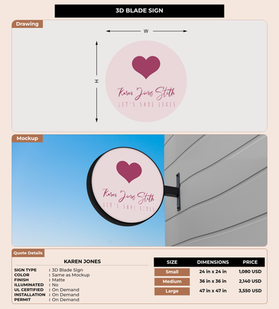 CUSTOM MOCKUP SIGN FOR Karen Jones