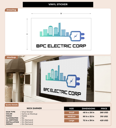 CUSTOM MOCKUP SIGN FOR Nick Earner