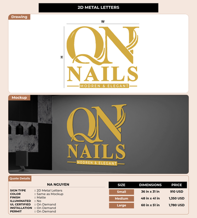 CUSTOM MOCKUP SIGN FOR Na Nguyen