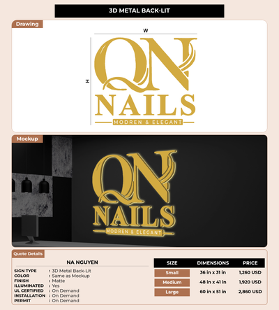 CUSTOM MOCKUP SIGN FOR Na Nguyen