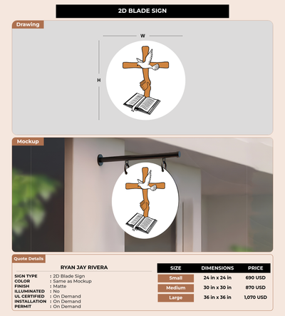 CUSTOM MOCKUP SIGN FOR RYAN JAY RIVERA