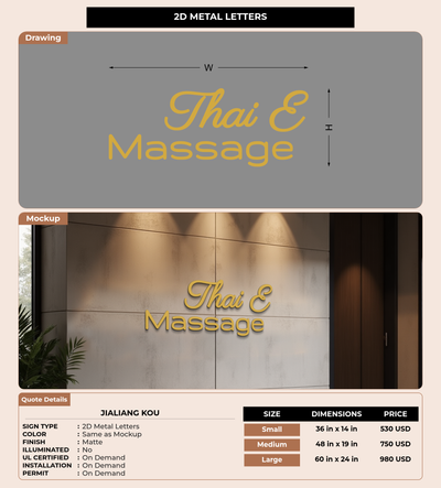 CUSTOM MOCKUP SIGN FOR jialiang kou
