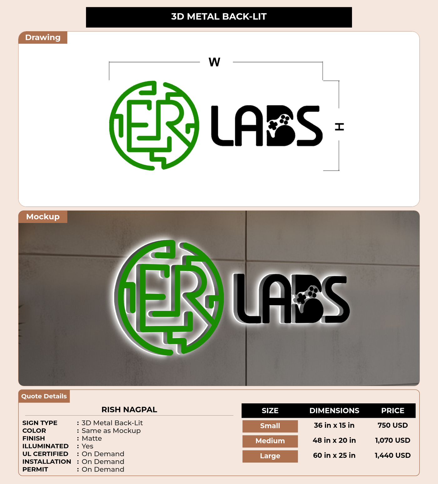 CUSTOM MOCKUP SIGN FOR Rish Nagpal