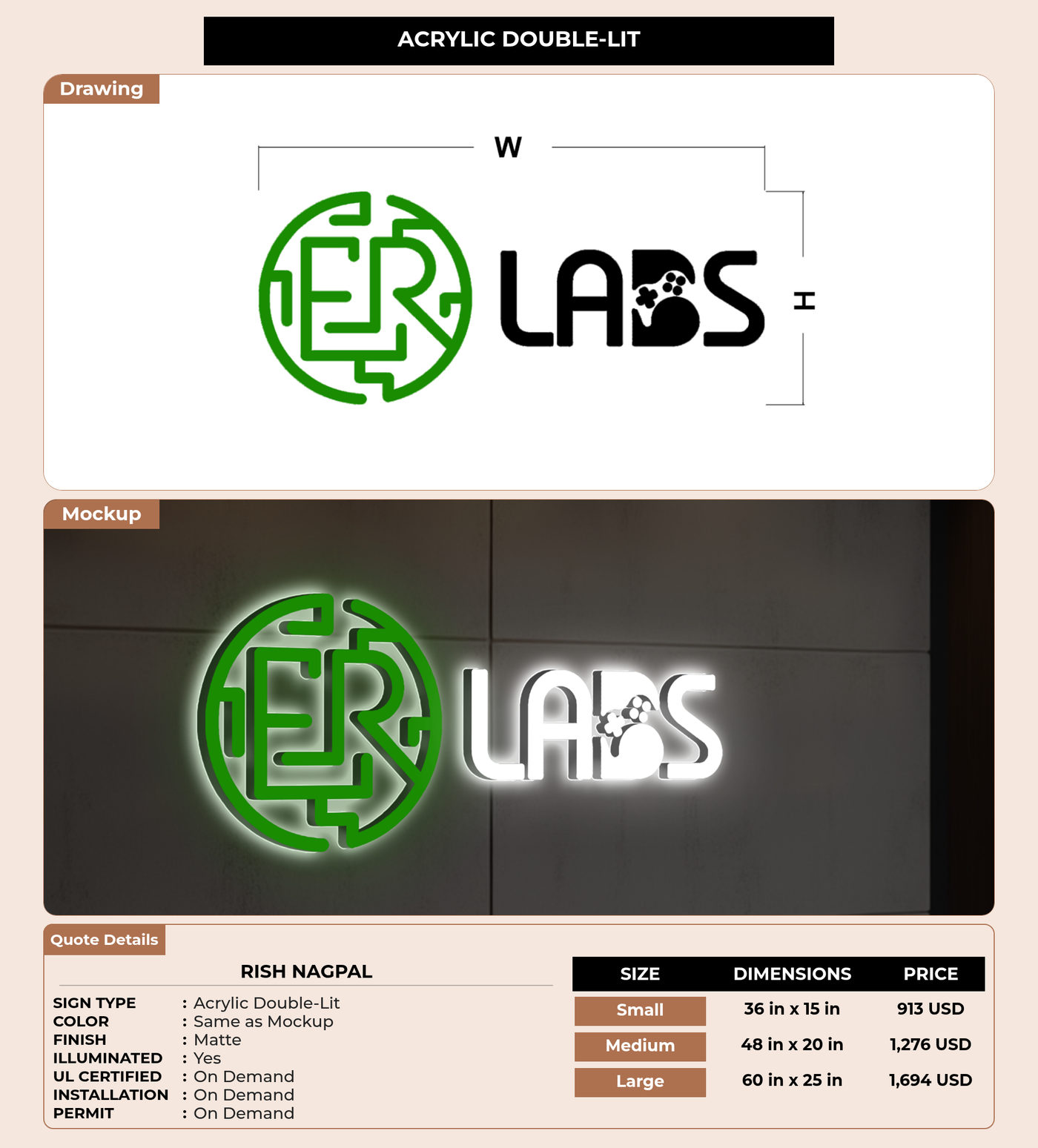 CUSTOM MOCKUP SIGN FOR Rish Nagpal