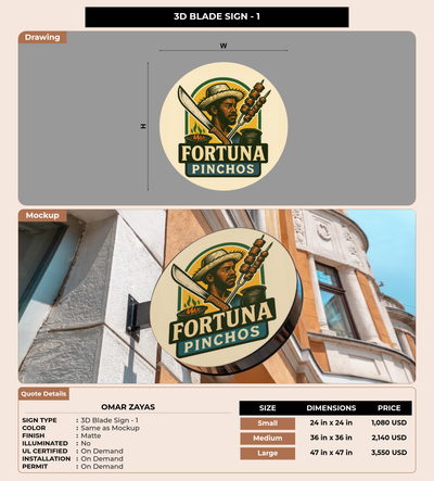 CUSTOM MOCKUP SIGN FOR Omar Zayas