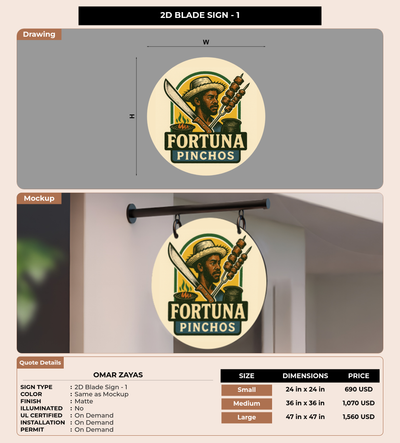 CUSTOM MOCKUP SIGN FOR Omar Zayas