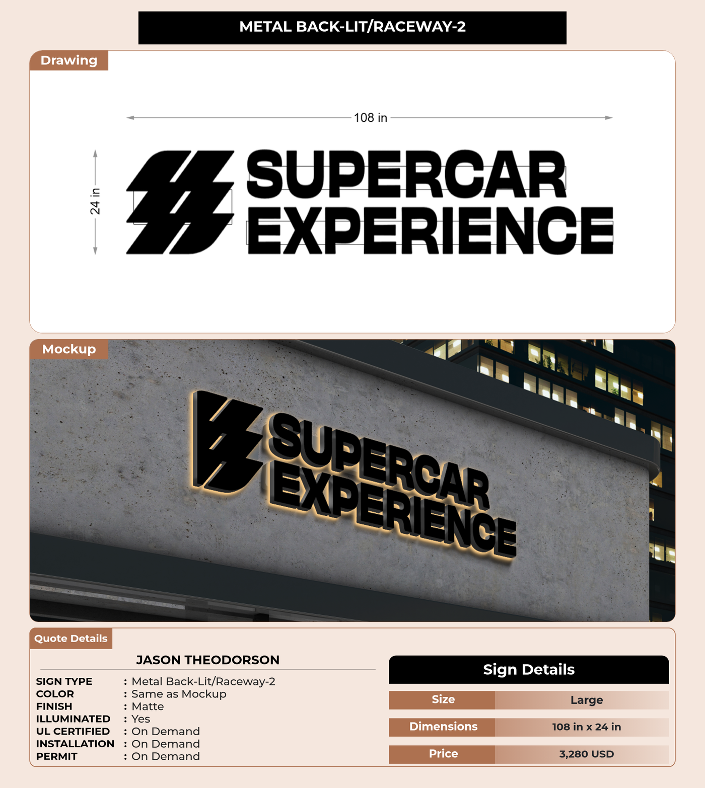 CUSTOM MOCKUP SIGN FOR Jason Theodorson