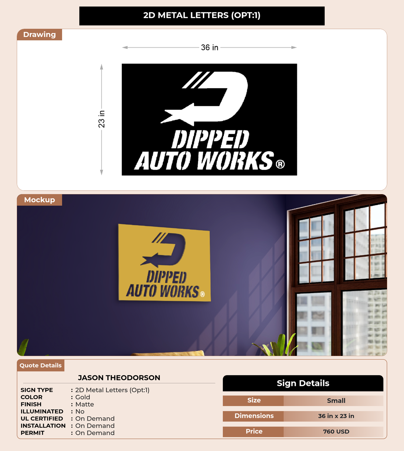 CUSTOM MOCKUP SIGN FOR Jason Theodorson