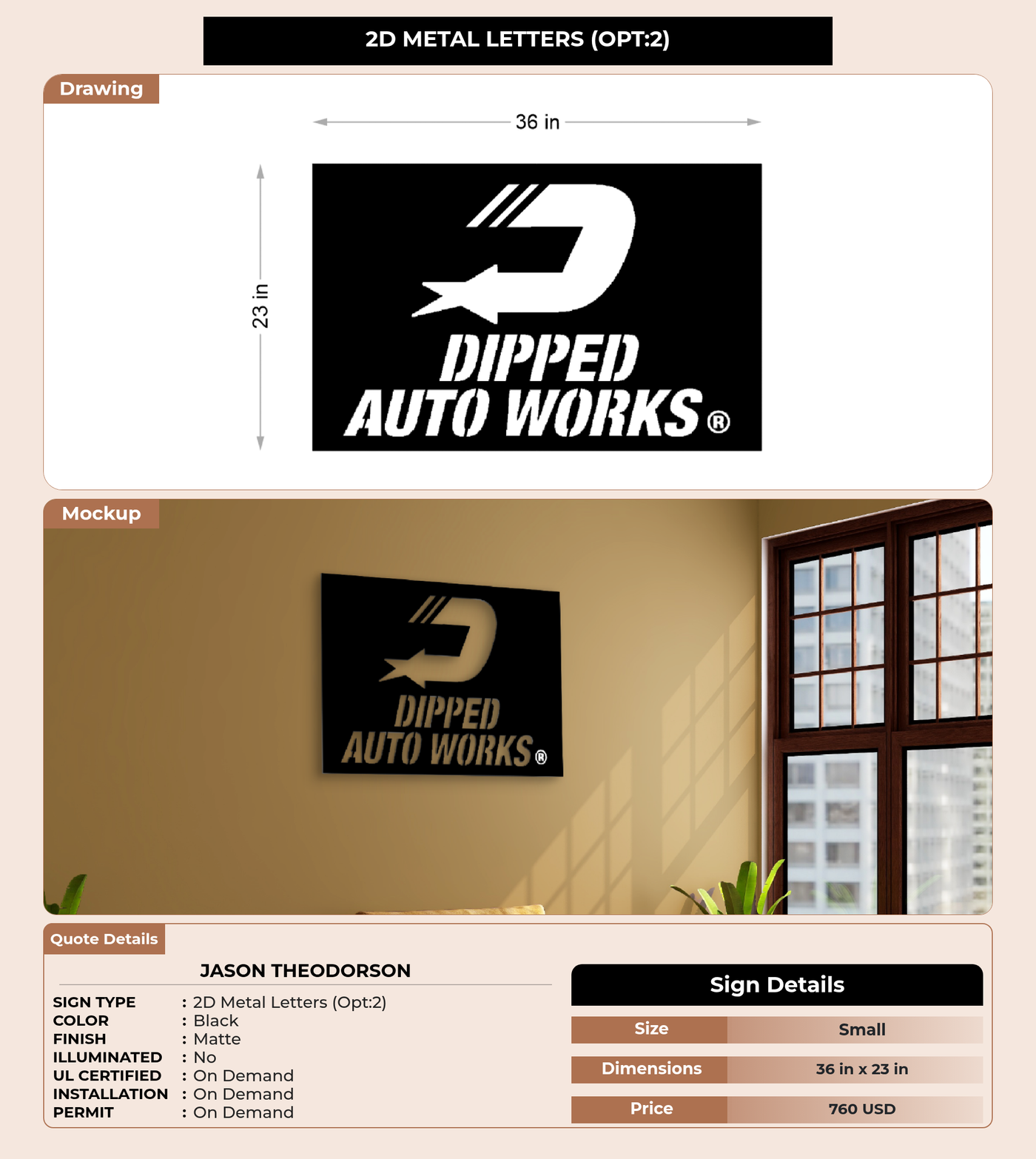 CUSTOM MOCKUP SIGN FOR Jason Theodorson