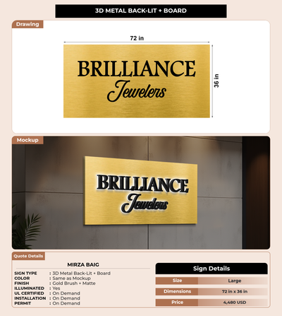 CUSTOM MOCKUP SIGN FOR Mirza Baig