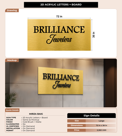 CUSTOM MOCKUP SIGN FOR Mirza Baig