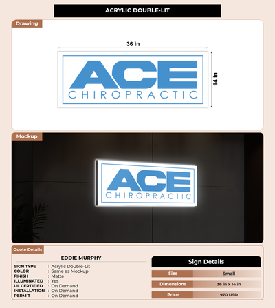CUSTOM MOCKUP SIGN FOR Eddie Murphy